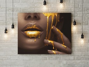 Tablou Canvas Golden Temptation 3 - Img 3
