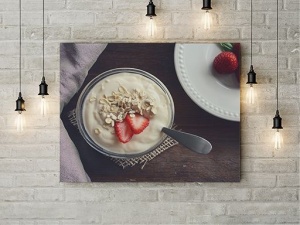 Tablou Canvas Iaurt Si Cereale - Img 3
