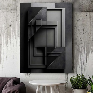 Tablou Canvas Modern Abstract - 3D Monlolith gates - Img 3