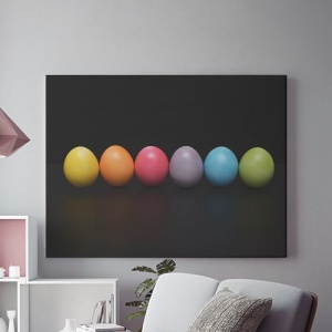 Tablou Canvas Oua Curcubeu