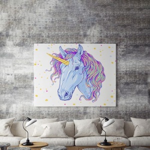 Tablou Canvas Painted Unicorn 01 - Img 3