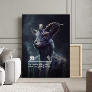 Tablou Canvas Personalizat - Business Animals - Antilope - Img 3