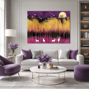 Tablou Canvas Purple Night