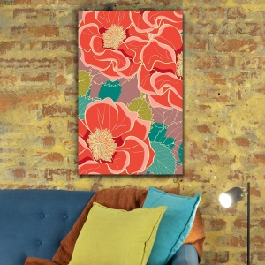 Tablou canvas - Red Wild Roses (Floral 125)