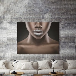 Tablou Canvas Silver Lips - Img 4