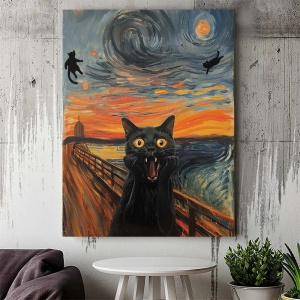 Tablou Canvas - Urban art The Scream - Img 3