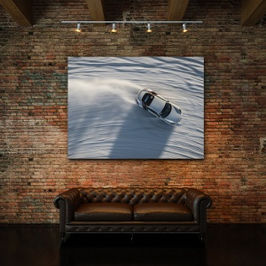 Tablou Drifting in the snow