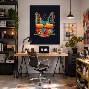Tablou Modern art french bulldog