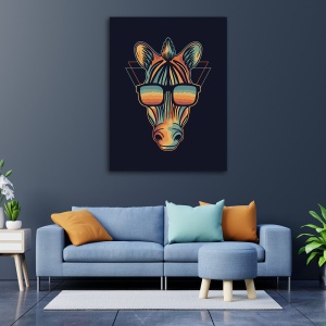 Tablou Modern art zebra - Img 3