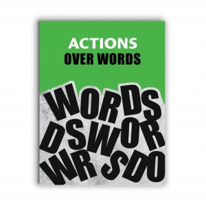 Tablou Motivational - Actions Over Words - Img 4