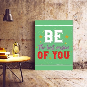 Tablou Motivational - Be The Best Version Of You (Typography) - Img 2