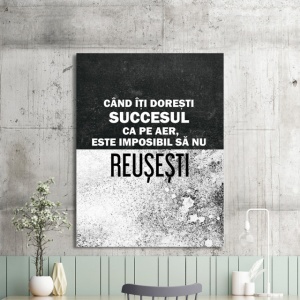 Tablou Motivational - Cand Iti Doresti Succesul Ca Pe Aer - Img 2