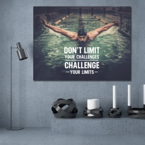 Tablou Motivational - Don't limit your challenges - Img 3