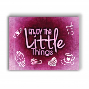 Tablou Motivational - Enjoy The Little Things - Img 4