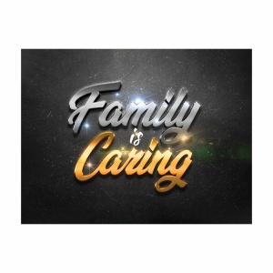 Tablou Motivational - Family is caring - Img 3