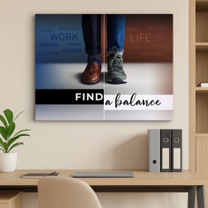 Tablou Motivational - Find a balance