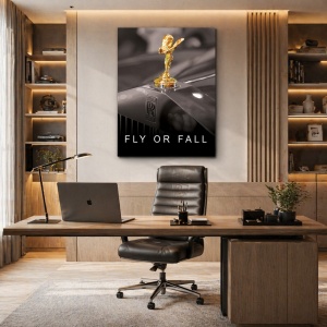 Tablou Motivational - Fly Or Fall