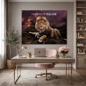 Tablou Motivational - Frica Este O Iluzie