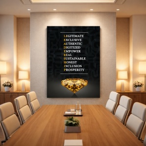 Tablou Motivational - Leadership (diamond)