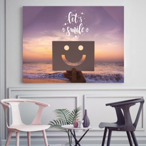 Tablou Motivational - Let's Smile! - Img 2