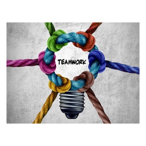 Tablou Motivational - Teamwork (Knots) - Img 4
