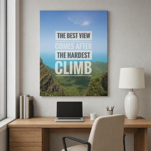 Tablou Motivational - The Best View