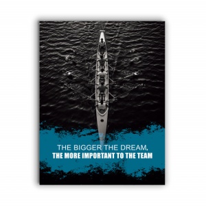 Tablou Motivational - The Bigger The Dream - Img 4
