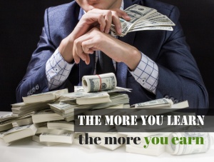 Tablou Motivational - The More You Earn - Img 3