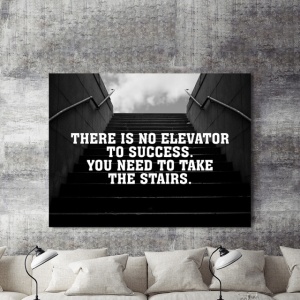 Tablou Motivational - There Is No Elevator To Success - Img 2