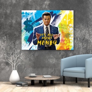 Tablou Motivational - Wolf of Wall Street (It's all about money) - Img 2