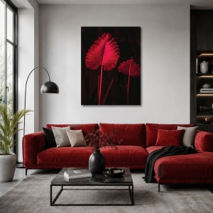 Tablou Office - Red Leaves