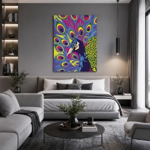 Tablou Pop art peacock