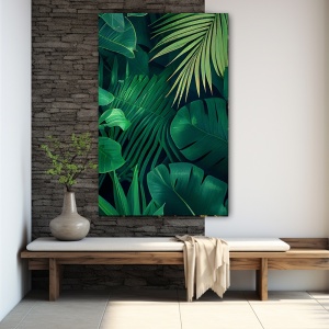 Tablou Vegetatie - Tropical Green (053)