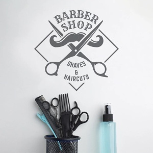 Barbershop (scissors cutting moustache) - Img 3
