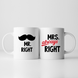 Cana cu Mesaj Mr Right And Always Right - Img 4