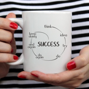 Cana cu Mesaj Think Ideea Success - Img 4