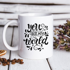 Cana cu Mesaj You Are My World - Img 5