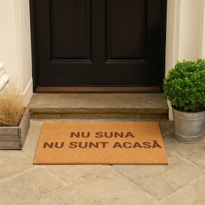 Covor de intrare personalizat - 60x40cm - Nu suna nu sunt acasa