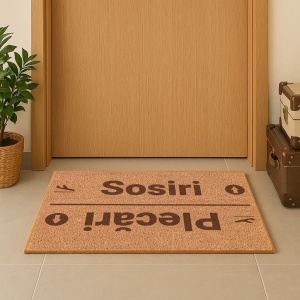 Covor de intrare personalizat - 60x40cm - PLECARI - SOSIRI