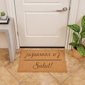 Covor de intrare personalizat - 60x40cm - Salut si La revedere