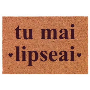 Covor de intrare personalizat - 60x40cm - tu mai lipseai - Img 4