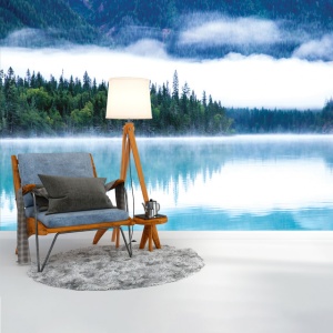Foto tapet Blue misty forest - Img 3