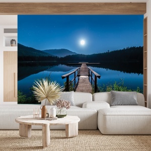 Foto tapet Lake in the moonlight - Img 3