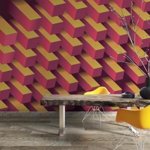 Fototapet - 3d future geometric design (FTD1000352) - Img 2