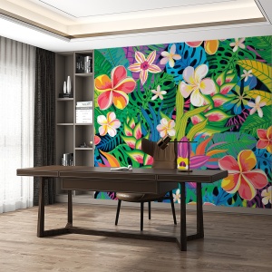 Fototapet - Exotic colorful flowers (FTD1000289) - Img 2