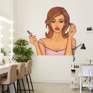 Girl doing make-up