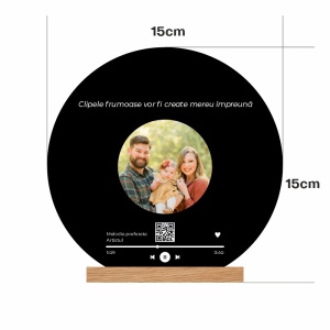 Placheta rotunda Cu Poza, Mesaj Text Si Melodia Voastra - Spotify - Img 6