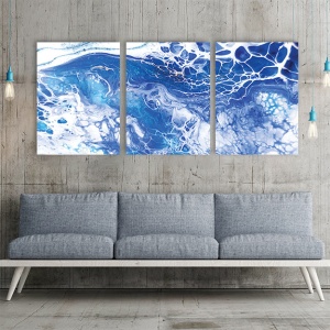 Set 3 Tablouri - Ocean Foam