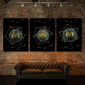 Set Tablouri Canvas - Alien Geometry - Img 3
