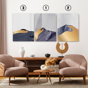 Set Tablouri Canvas - Golden Dunes - Img 3